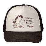 Honey Beaver Don't Care Hat
