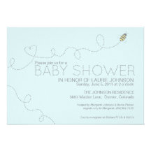Honey Bee Baby Shower Invitation