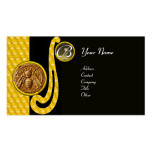 HONEY BEE ,BEEKEEPER APIARIST MONOGRAM BUSINESS CARD