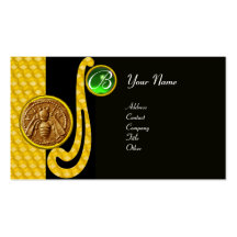 HONEY BEE ,BEEKEEPER APIARIST MONOGRAM BUSINESS CARDS