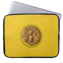 HONEY BEE ,BEEKEEPER COMPUTER SLEEVE
