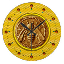 HONEY BEE ,BEEKEEPER WALLCLOCK