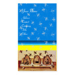 HONEY BEE ,BEEKEEPING ,blue Business Cards