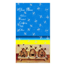 HONEY BEE ,BEEKEEPING ,blue Business Cards