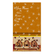 HONEY BEE ,BEEKEEPING BUSINESS CARD TEMPLATES
