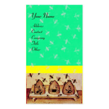 HONEY BEE ,BEEKEEPING ,green Business Card