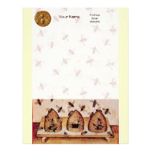 HONEY BEE ,BEEKEEPING PERSONALIZED LETTERHEAD