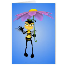 Honey Bee Birthday Card