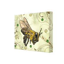 Honey Bee Gallery Wrapped Canvas