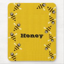 Honey Bee Mouse Pad