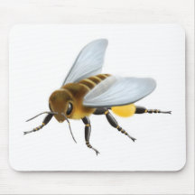 Honey Bee no sig Mousepads