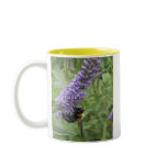 Honey Bee on Purple Flower Mug