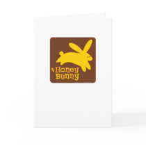 Honey Bunny Greeting Card