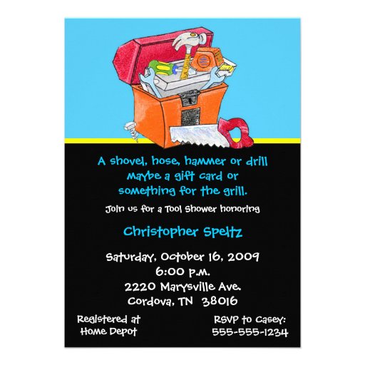 Honey Do Tool Bridal shower Invitation