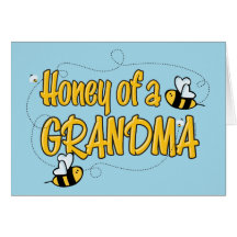 Honey of a Grandma Cards