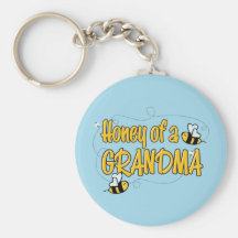 Honey of a Grandma Key Chains