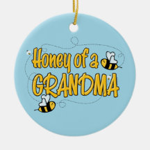 Honey of a Grandma Ornament
