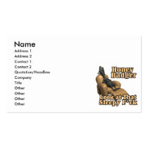 honey sleepy fuck censored business card