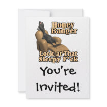 honey sleepy fuck censored personalized invites