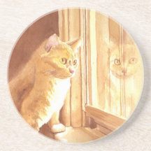 Honey the Cat Coaster