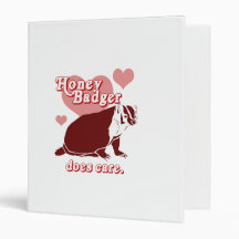 Honeybadger does care binders