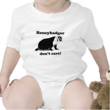 Honeybadger don't care bodysuit