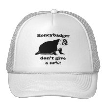 Honeybadger don't care hats
