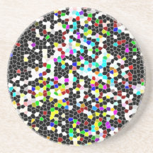 Honeycomb Abstract Drink Coasters