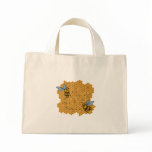 Honeycomb Bumble Bees Tote Bags