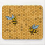 Honeycomb Bumble Bees Mouse Mats