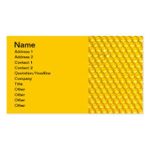 Honeycomb, Name, Address 1, Address 2, Contact ... Business Card Template