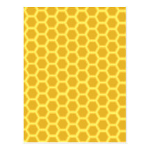 Honeycomb Pattern Post Card