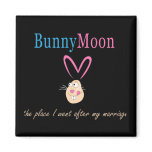 Honeymoon Rabbit Fridge Magnets