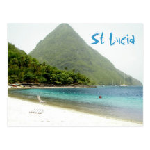 honeymoon, St Lucia Post Cards