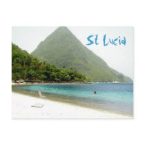 honeymoon, St Lucia Post Cards