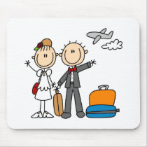 Honeymoon Time For The Bride And Groom Mousepad