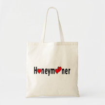Honeymooner Hearts Tote Bag