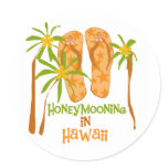 Honeymooning in Hawaii Stickers