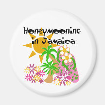Honeymooning in Jamaica Magnets