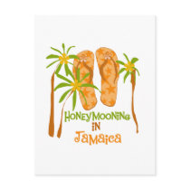 Honeymooning in Jamaica Postcard 