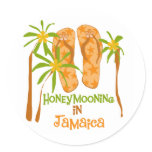 Honeymooning in Jamaica Sticker