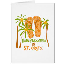 Honeymooning in St. Croix Card