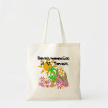 Honeymooning in St. Thomas Canvas Bags