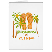 Honeymooning in St. Thomas Card