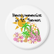 Honeymooning in St. Thomas Magnets