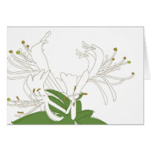 HONEYSUCKLE Notecard No. 2