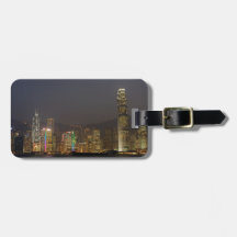 Hong Kong Island at night Bag Tag