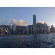 HONG KONG SKYLINE PHOTO SCULPTURE