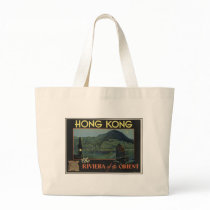Hong Kong The Riviera of the orient Canvas Bags