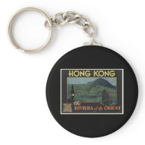 Hong Kong The Riviera of the orient Keychain
